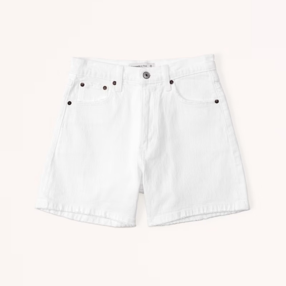 A&F High Rise Dad Shorts - Picture 2 of 6